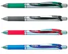 Four Pentel EnerGel XM RT gel pens in different colors are displayed horizontally against a white background. Produktbild-Vorschau