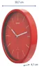 MAUL Wanduhr MAULjump Ø 31 x 4.2 cm funkgesteuert Produktbild-Vorschau 2