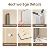 EMKE Duschkabine 90x90cm Eckeinstieg mit 2 Pendeltür Produktbild-Vorschau 7
