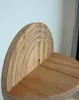 Schlüsselbrett aus Buche mit Ablage – Runder Wandorganizer Produktbild-Vorschau 4