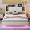 MODFU Lit Double 140x200 cm - Lit Moderne avec LED, Ports Voir les images du produit 3