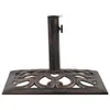 The Living Store Sonnenschirmständer Bronze 12 kg 49 cm Produktbild-Vorschau 3