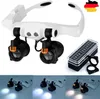 3x-25x LED Uhrmacherlupe Juwelier Lupe Brillenlupe Kopflupe Produktbild-Vorschau 2