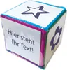 Blanko-Würfel mit Einstecktaschen 10 cm Produktbild-Vorschau 1