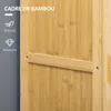 HOMCOM Meuble de rangement en bambou armoire de rangement Voir les images du produit 4