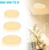 LZQ 72W LED Deckenleuchte Feuchtraumleuchte Ø28,5cm Produktbild-Vorschau 1