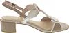MARCO TOZZI Damen Sandale Textil Sandalette Metallic Produktbild-Vorschau 18