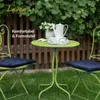 Lavea® Sitzkissen 40x40 cm, 4er Set, Navy Blau - mit Produktbild-Vorschau 2