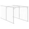 vidaXL Buda dla psa z wybiegiem antracyt 110x405x110cm Stal Podgląd zdjęcia produktu 7