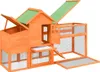 vidaXL Kurník hnědý 186,5x58,5x113 cm Borovicový masiv Náhled obrázku produktu 5