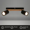 Briloner Tib Plafonnier orientable noir bois 15.5x5.5x25.5 Voir les images du produit 2