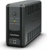 A black CyberPower uninterruptible power supply (UPS) unit is shown against a white background. Podgląd zdjęcia produktu