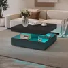 Radelldar Wohnzimmertisch mit 2 Schubladen, mit LED und Produktbild-Vorschau 5
