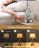 EDISHINE 2 Nachttischlampe Dimmbar mit USB Ladefunktion, Produktbild-Vorschau 2