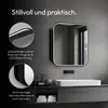 Zrkadlová skrinka s osvetlením Talos Black Nova 60x70 cm Anteprima dell’immagine prodotto 14