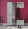 Garderobenpaneel "Leon" weiß Hochglanz Wandgarderobe 60 x Produktbild-Vorschau 8