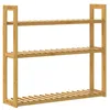 Casaria Scaffale da bagno Mobiletto bamboo bagno 3 Ripiani Anteprima dell’immagine prodotto 1