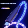 USB-C LED RGB leuchtendes Kabel 60W Schnellladekabel Produktbild-Vorschau 4