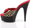 DELIGHT-601-6 Damen Slipper von Pleaser, Tan-Leopard EU 41, Produktbild-Vorschau 3