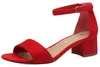 Tamaris Damen Sandalette aus Stoff mit geschlossener Ferse Produktbild-Vorschau 3