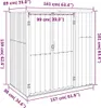 A line drawing of a storage shed with dimensions indicated by text and lines. Produktbild-Vorschau