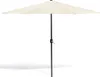 KINGSLEEVE® Demi-parasol Ø 270 cm crème Parasol de balcon Voir les images du produit 2
