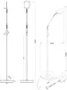 TRIO LED Stehleuchte Bergamo 1-flg Produktbild-Vorschau 4