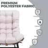 COMHOMA : grand fauteuil à bascule, large chaise longue à Voir les images du produit 6