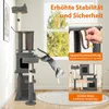 COSTWAY drapak duży 180cm, drapak dla kota z 2 jaskiniami, Podgląd zdjęcia produktu 8