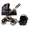 Pixini Kinderwagen Kalani 3in1 gold/schwarz (inkl. Produktbild-Vorschau 1