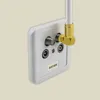 Koaxkabel gewinkelt 90° - F-Stecker gerade 135 dB UHD 4K HD Produktbild-Vorschau 3