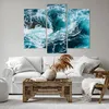 Bild auf Leinwand - Leinwandbild - Wasser Stein Welle - Produktbild-Vorschau 6