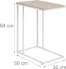Table d'appoint Relaxdays, H x l x P : 64 x 50 x 35 cm, Voir les images du produit 4