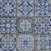 Marokkanische Patchwork Retro-Fliesen 33x33 cm – Vintage Produktbild-Vorschau 1