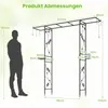 COSTWAY 212 x 40 x 213 cm Růžový oblouk s krmítkem pro Náhled obrázku produktu 3