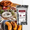 A collage of images showing different types of sausages and a package of natural hog casings. Produktbild-Vorschau