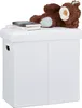Relaxdays Faltbarer Sitzhocker, HxBxT: 49,5 x 46 x 25,5 cm, Produktbild-Vorschau 1