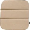 A close-up, top-down view of a beige cushion with three horizontal quilted sections. Produktbild-Vorschau