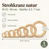 Strohkranz natur sieben Größen Kranzrohling Strohring Produktbild-Vorschau 2