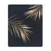 MuchoWow® Mauspad Mousepad Blätter - Pflanzen - Gold - Produktbild-Vorschau 1