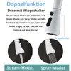 Marketing image showing a kitchen faucet head with text and diagrams explaining its dual function. Náhľad obrázku produktu