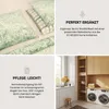 A collage of images showing bedding, care instructions, and a laundry room. Produktbild-Vorschau