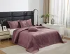 rosa gesteppte Tagesdecke VELVET KAPPA Decke PLED 200x220 Produktbild-Vorschau 3