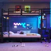 Lit superposé avec bureau et éclairage LED, structure en Voir les images du produit 7
