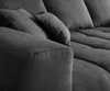 DELIFE Ecksofa Josea 300x220 cm Mikrofaser Schwarz Produktbild-Vorschau 4