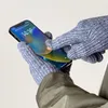 Stylische Strickhandschuhe für das Telefon – Grau KP35516 Produktbild-Vorschau 2