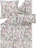 Estella Mako-Satin Bettwäsche 135x200 Adora grün brunt Produktbild-Vorschau 1