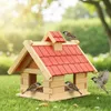 Mucola Vogelhaus Vogelfutterhaus Holz Vogelvilla Produktbild-Vorschau 9