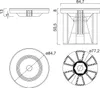 camar Glasplatten Adapter, Befestigungsteil für Produktbild-Vorschau 2