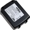 A black battery pack for a power tool is shown on a white background. Produktbild-Vorschau
